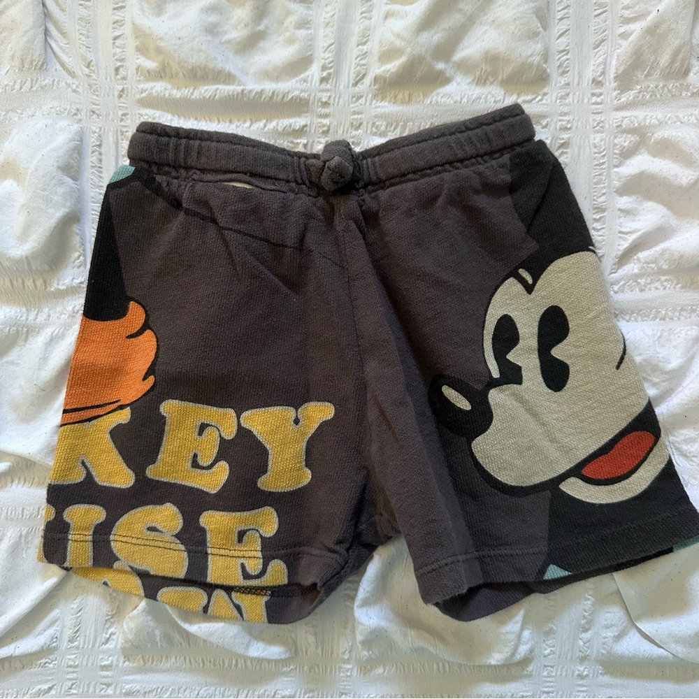 Zara Mickey Shorts Size 9-12 Months